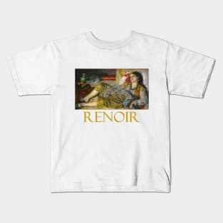 Odalisque (1870) by Pierre-Auguste Renoir Kids T-Shirt